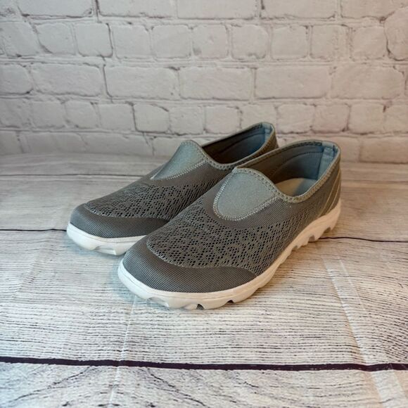 Propet Gray Slip-On Shoes - Picture 1 of 6